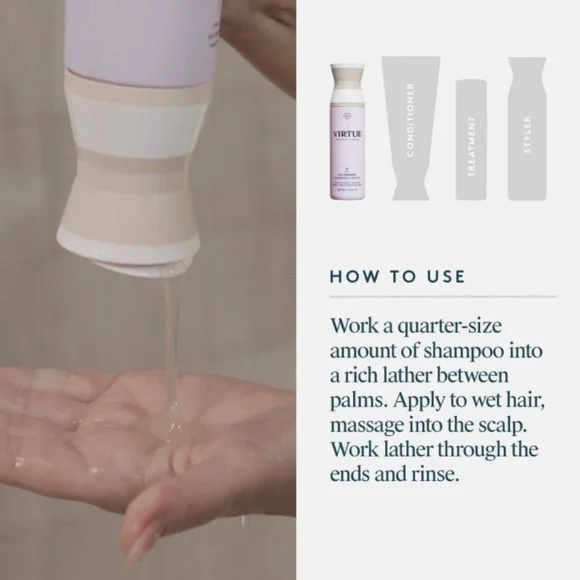 Virtue Full Shampoo 240ml - Picture 3 of 5